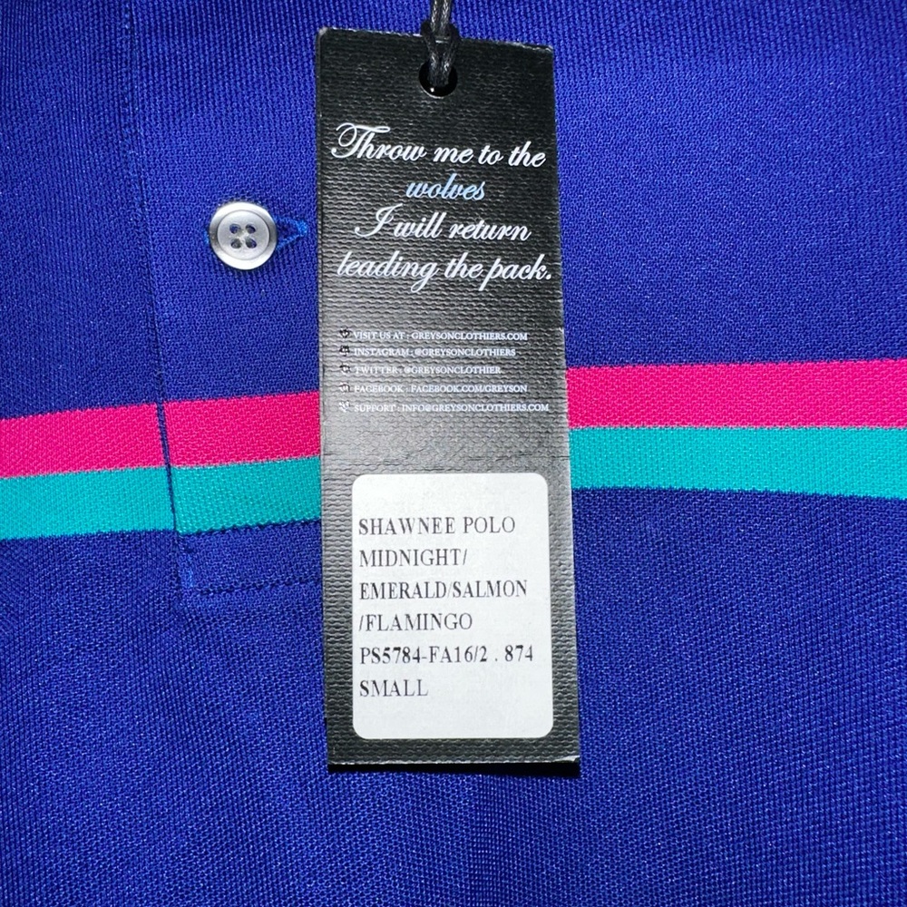 NWT Greyson Shawnee Polo Size Small